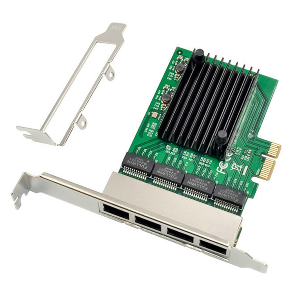 Rj-45 4-Port Ethernet Server Adapter Gigabit Network Card Pci-E X1 4851529462802