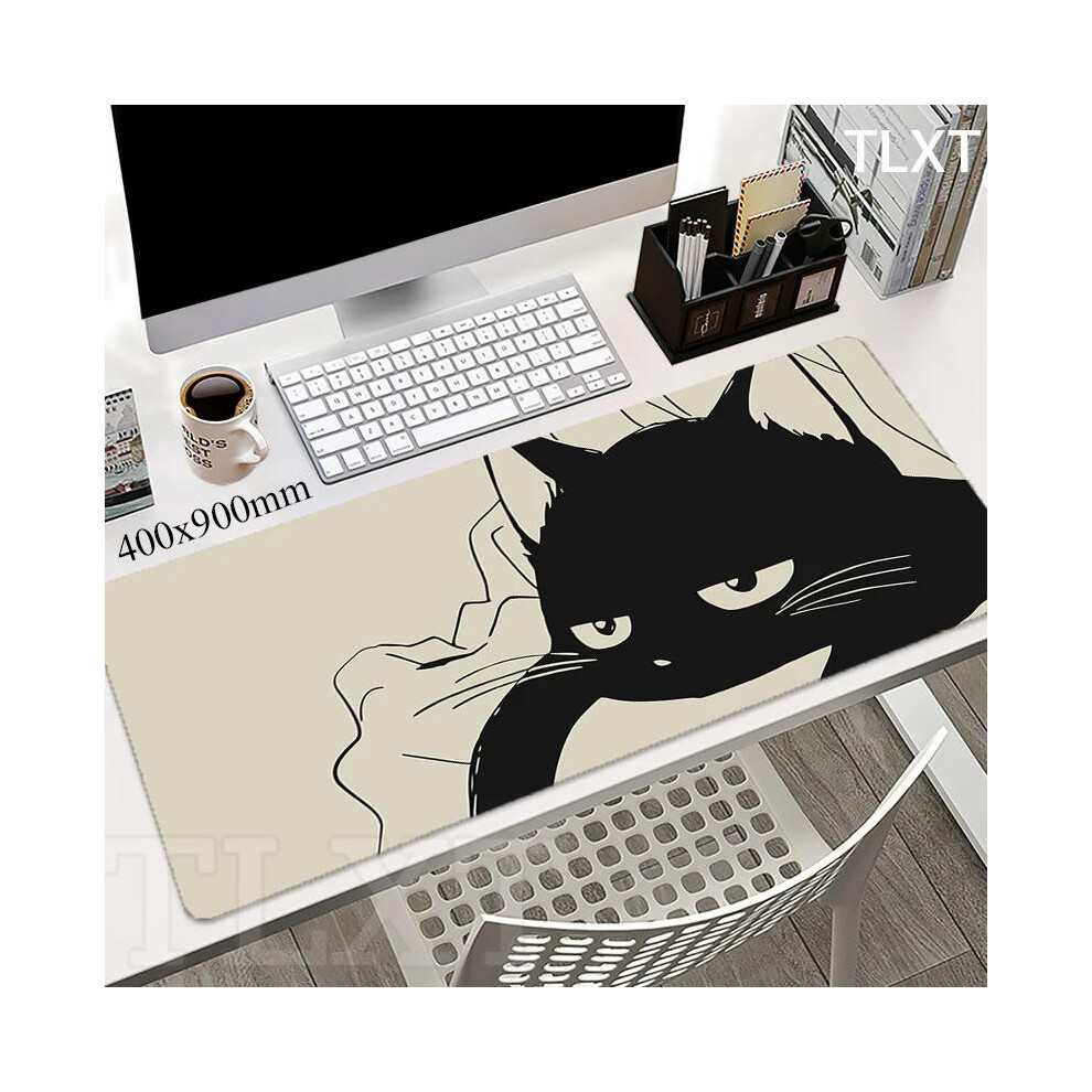 (7, 800x400x3mm) Mouse Pads Cute Cat Computer Mousepad Company Desk Pad 100x50cm Large Kawaii Mausepads Office Mouse Mat XXL Big Table Mats