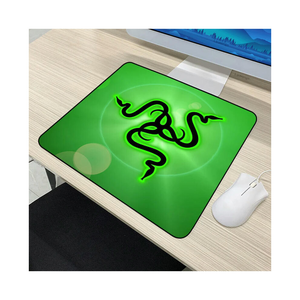 (Razer-29, 40x50cm) Small Kawaii Razer PC Gamer Cabinet CSGO Mousepad Anime Mat Gaming Accessories Keyboard Mouse Pad Tapis De Souris XL Desk Carpet