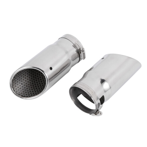 2Pcs for C180 Car Muffler Tip Stainless Steel Pipe 1