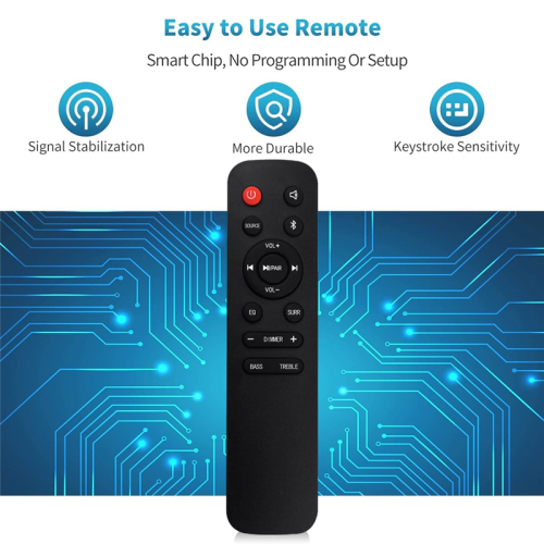 EN218A8H Remote Control for Soundbar HS218 2.1 Channel 1