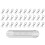 60Pieces Key Ring Clip Hooks Snap Hooks with Split Key Rings (Silver) 1