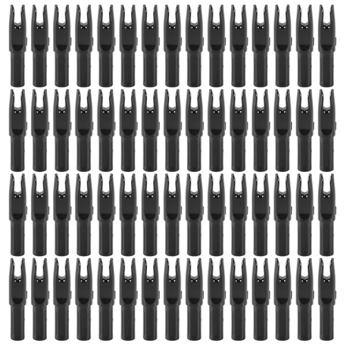 60 Pack Archery Arrows Nock ID 6.2mm Arrows Nocks Insert Tail for DIY