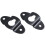 10PCS Audio Speaker Wall Mounted Iron Hanger Plate Black 4.8cm Long 4