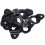 10PCS Audio Speaker Wall Mounted Iron Hanger Plate Black 4.8cm Long 2