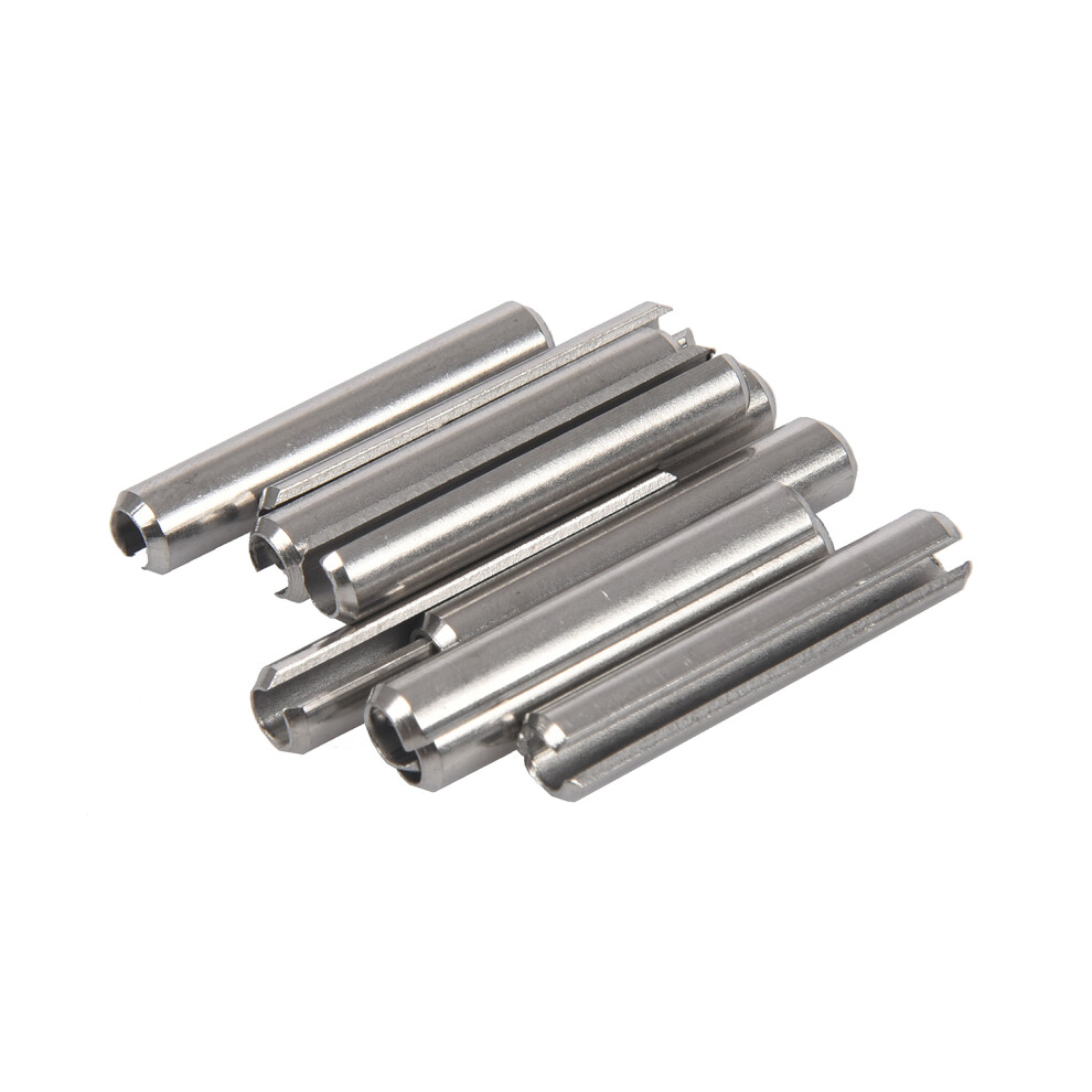 10Pcs M5x30mm 304 Stainless Steel Split Spring Roll Dowel Pins 4851529485528