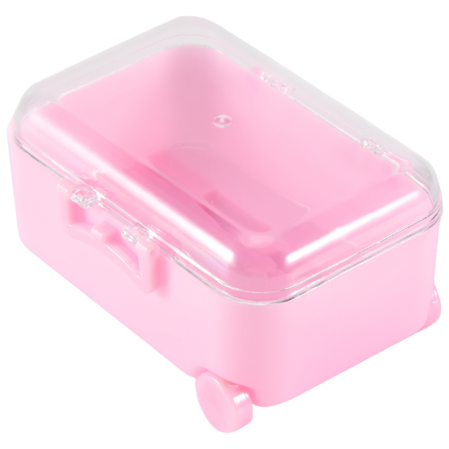 Pink mini roller travel suitcase personality wedding candy box 2
