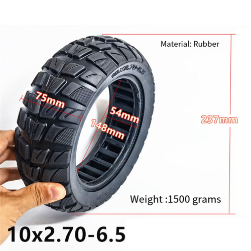 10X2.70-6.5 Solid Tire Tyre Electric Scooter Replacement Accessories 2