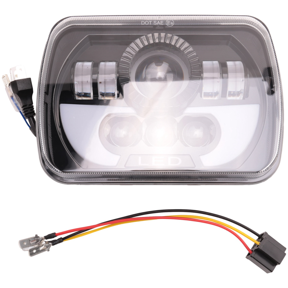 300W 5X7 Led Headlights Led Sealed Beam Head Lamp Light 4851529492748