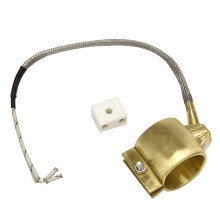 110V 380W 35mmx35mm Injected Mould Heating Elements Brass Band Heater