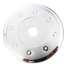 Stainless Steel Fuel Tank Cap for 206/207 C2 - Durable Silver Gas Tank Cover