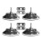 4 PCS Pool Table Leg Levelers 5 Inch Game Table Leg for Pool Table 1