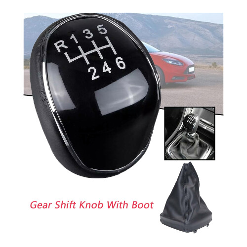 6 Speed Leather Gear Shift Knob for mondeo mk4 (2007-2014) 1