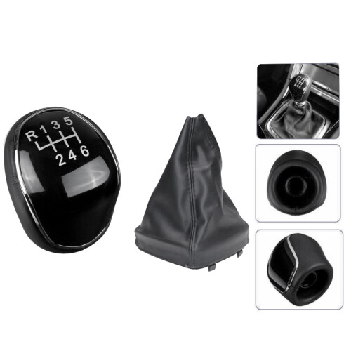 6 Speed Leather Gear Shift Knob for mondeo mk4 (2007-2014) 2