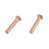 100 Pcs 5/64inch x 25/64inch Round Head Copper Solid Rivets Fasteners 4