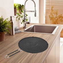 32cm Silicone Splatter Screen Guard Nonstick Oil Grease Pan Lid for Frying Pan Skillet Cooking Silicone