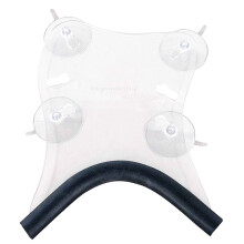 Guitar Neck Rest Back Suction Streamline Guitar Transparent