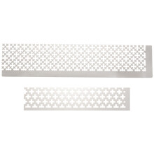 2Pcs Square & Round 5D Ruler with 250 and 699 Grids