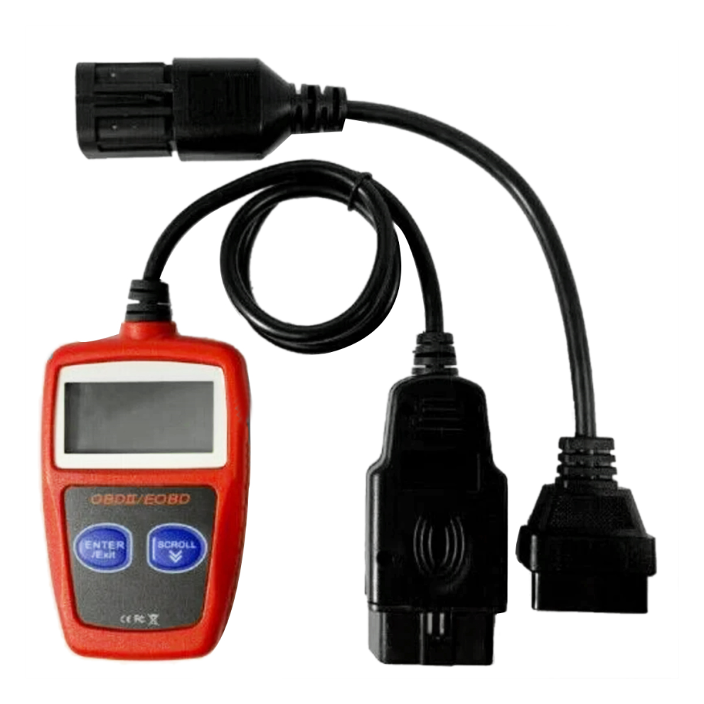 Atv Motorcycle Connection Cable+Ms309 Obd2 Scanner Diagnostic Tool,B 4851529401344