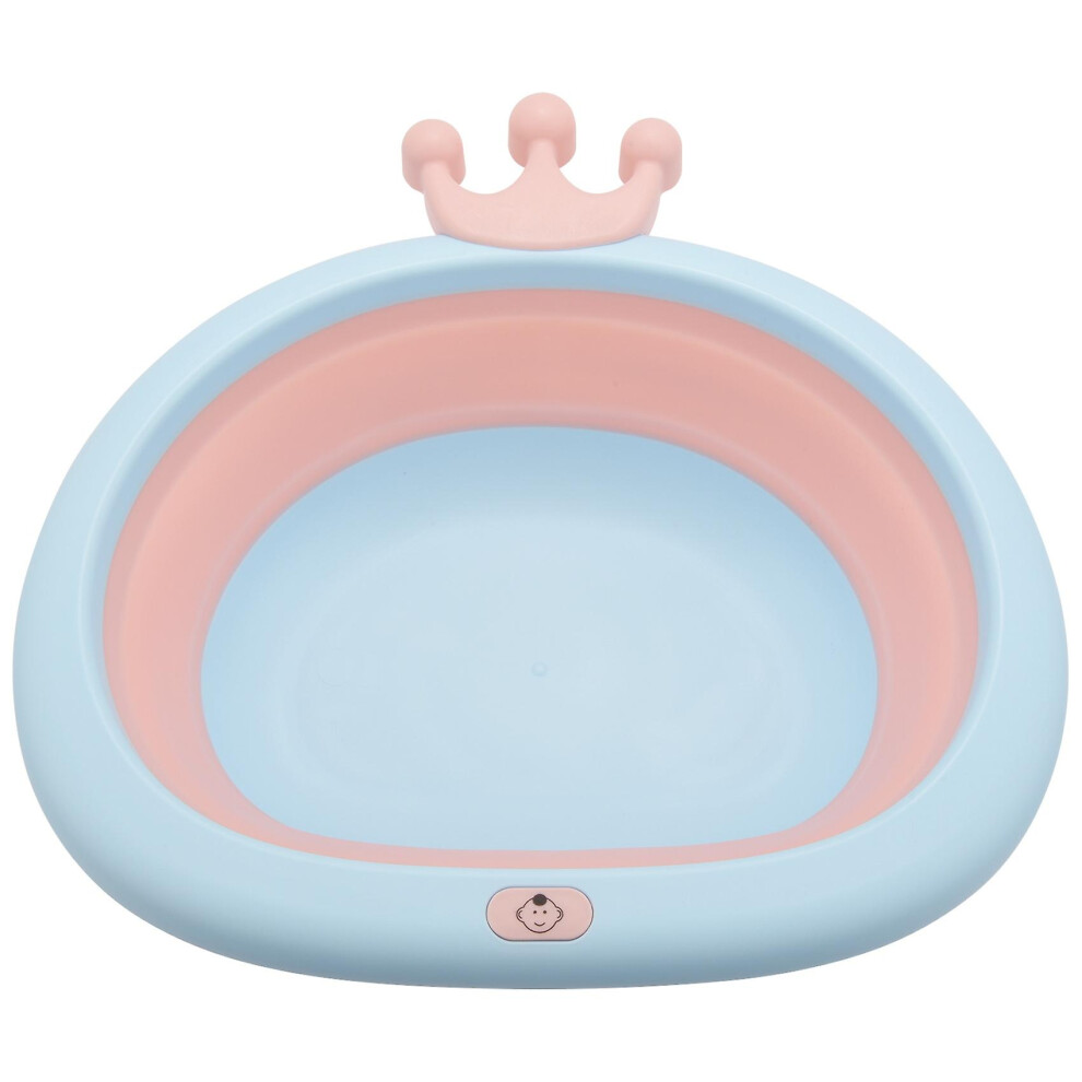 Newborn Baby Foldable Bath Tub Baby Shower Tubs Bath Body Washing Portable Folding Kids -friendly B