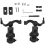 Tactical Headset Holder Helmet-Mounted Accessory Rail Adaptor Kit, A 4