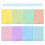 8pcs A4 Transparent Guide Dyslexia Overlay School Reading Strips 5
