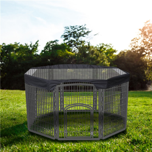Octagonal Pet Playpen Cover Mesh Fabric Sunscreen Cover 2