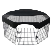 Octagonal Pet Playpen Cover Mesh Fabric Sunscreen Cover