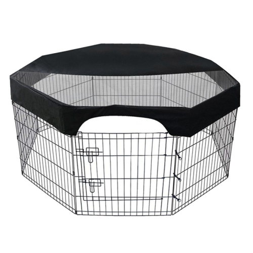 Octagonal Pet Playpen Cover Mesh Fabric Sunscreen Cover