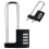 Combination Padlock, Waterproof Heavy Duty Padlock with Code, Black 2