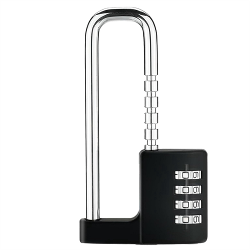 Combination Padlock, Waterproof Heavy Duty Padlock with Code, Black