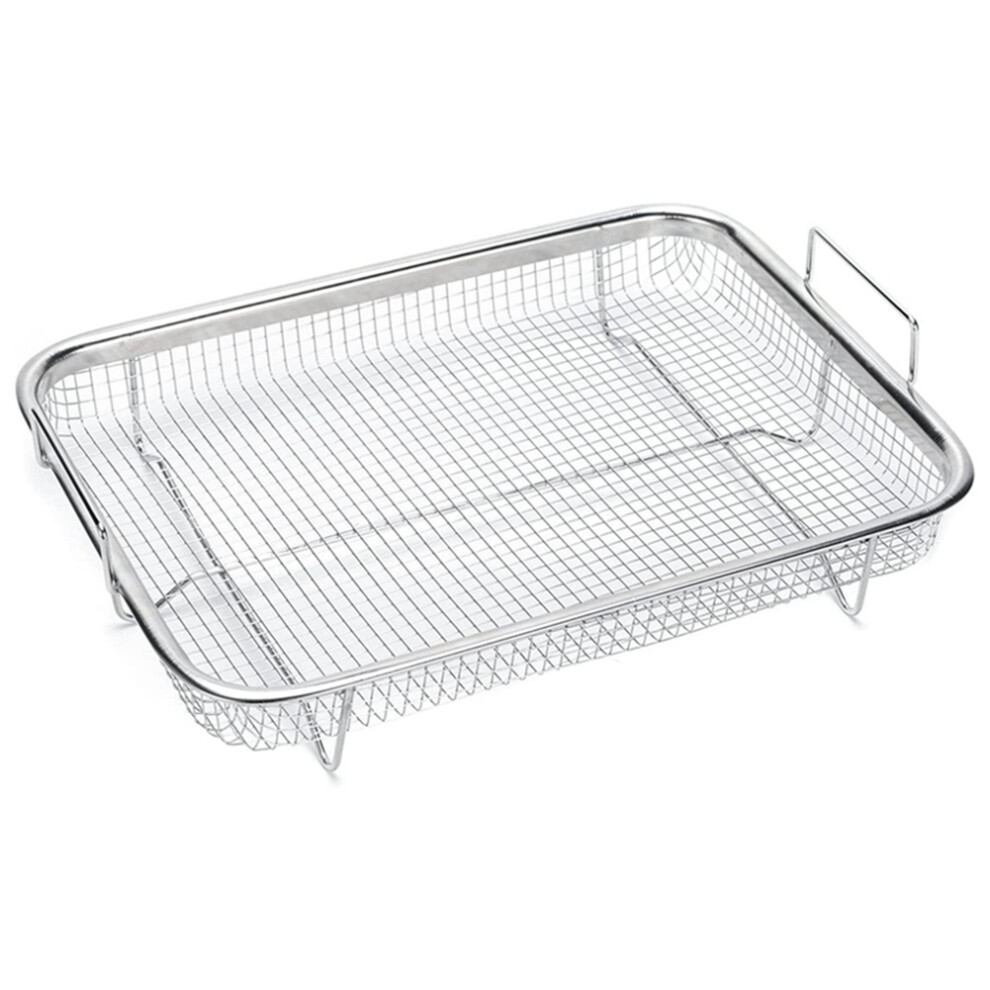 1Pcs Air Fryer Basket for Oven, Stainless Steel Grill Basket