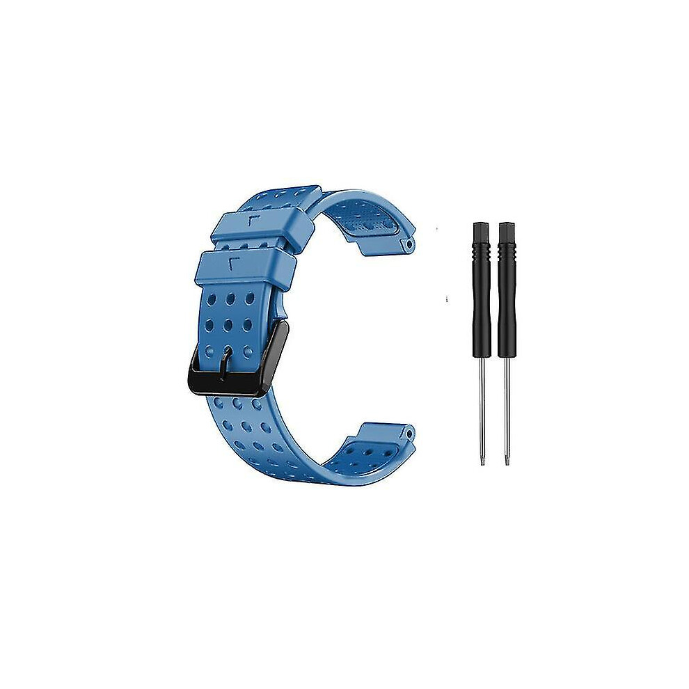 (Blue) Silicone Strap For Garmin Approach S20 Smart Watch Blue 9048217191754