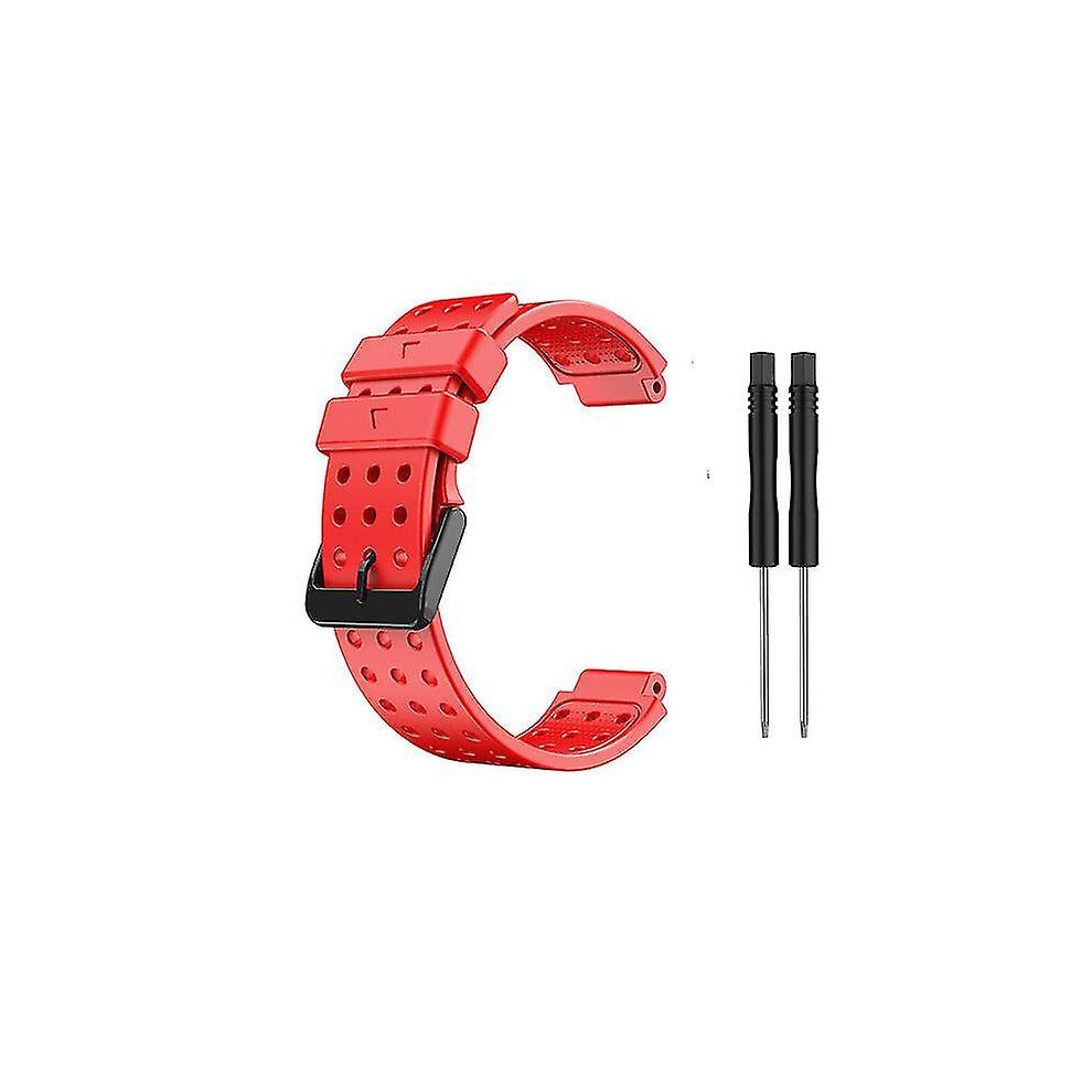 (Red) Silicone Strap For Garmin Approach S20 Smart Watch Red 9048217191792