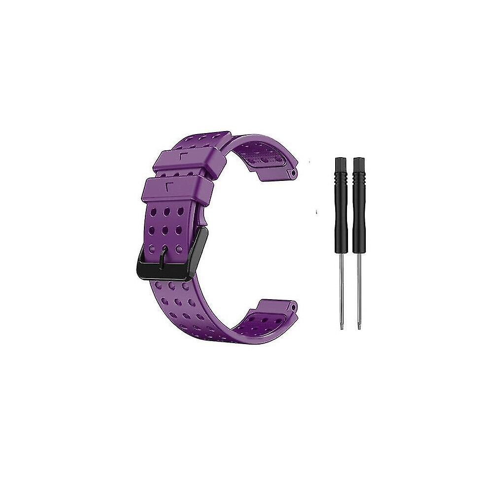 (Purple) Silicone Strap For Garmin Approach S20 Smart Watch Purple 9048217191808