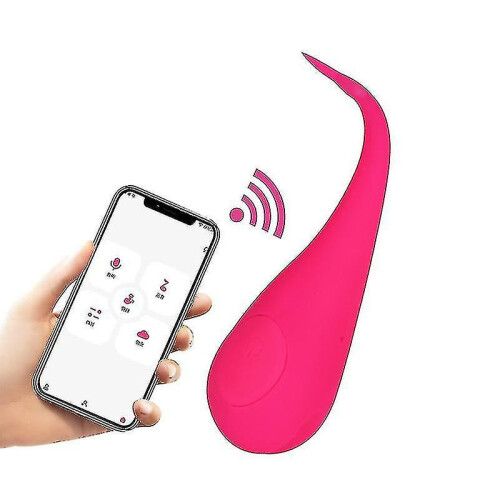 Silicone Vibrator App Wireless Bluetooth Remote Control 10 Frequency Meter Vibrator