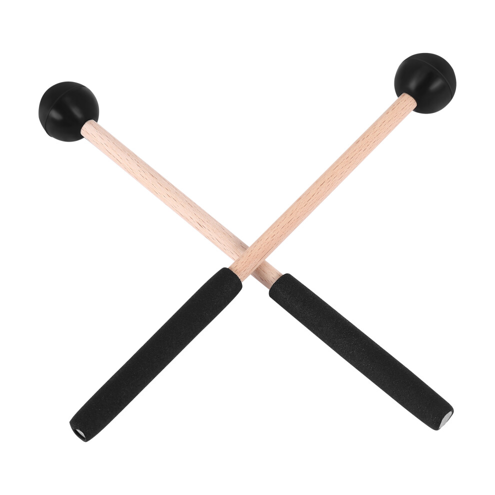 1 Pair Tongue Drum Mallets Soft Rubber Head Drum Mallets Sticks