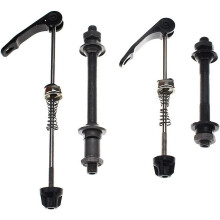 Bicycle Axle 1 Pair Quick Release Bicycle Hub Road Bike Rear Axle Front Hollow Axle Set Fit
