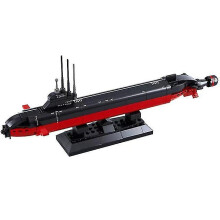 Military Nuclear Submarine Naval Vessels Blocks Warship Classic Model Educational Kids Toys