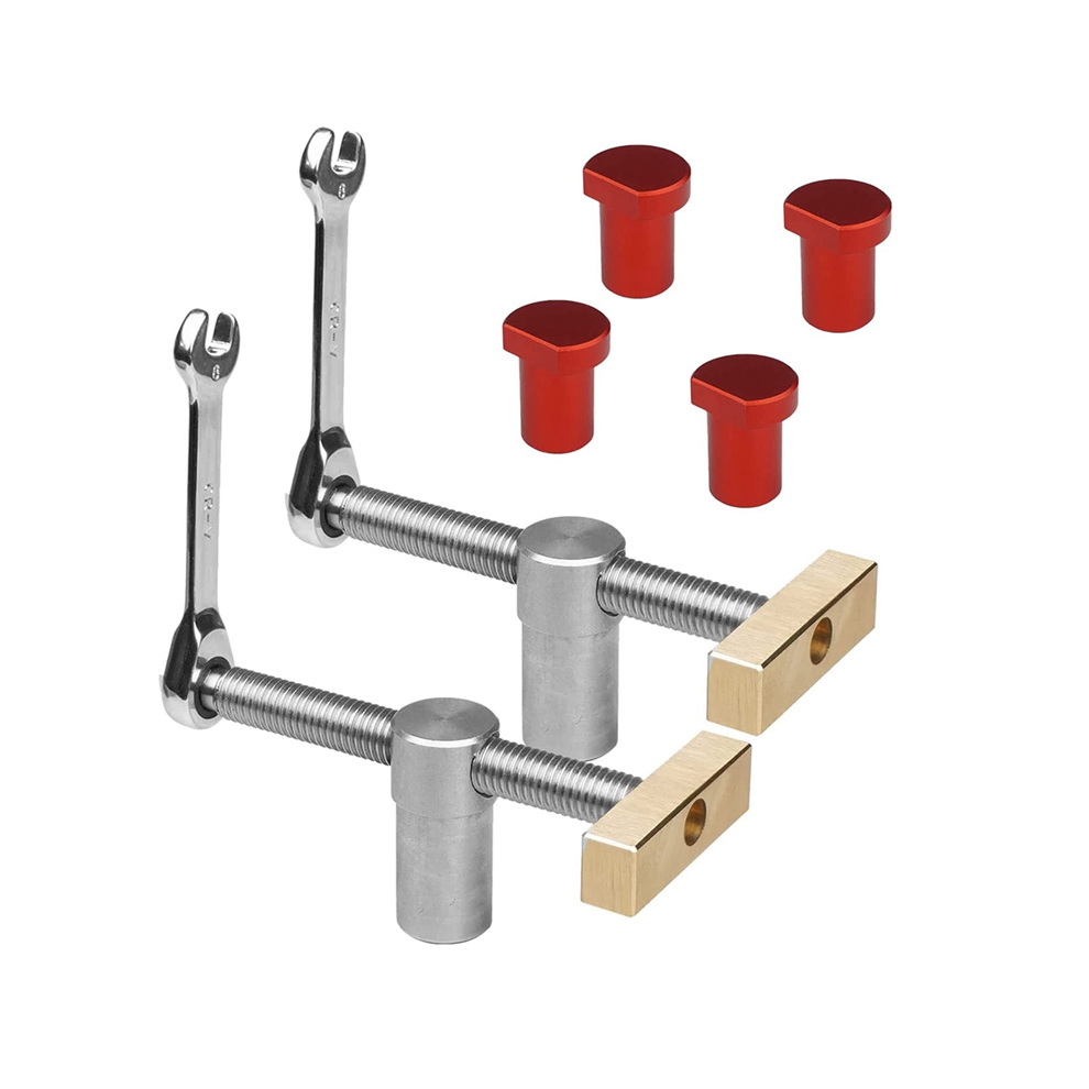 Woodworking Bench Dog Clamps With Bench Dog Stop Sets, (19Mm) C 4851529415266
