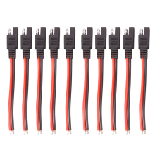 10PCS 15CM SAE 2 Pin Quick Connector Disconnect Plug