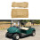 1Set Golf Cart Tan Front Seat Bottom Cover & Backrest for 2