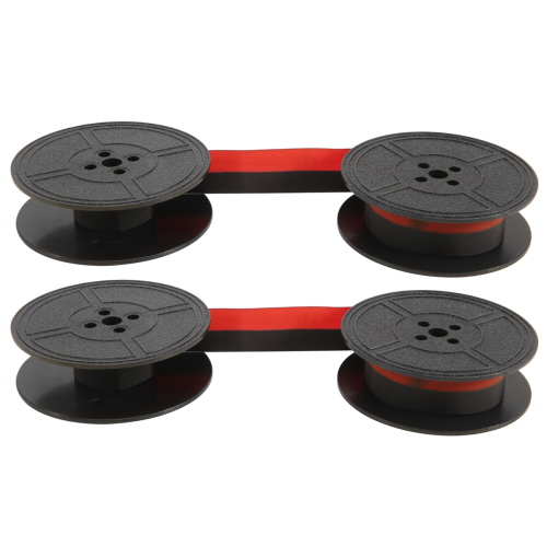 2Pack Typewriter Ribbon Twin Spool Red & Black for Most Typewriter