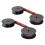 2Pack Typewriter Ribbon Twin Spool Red & Black for Most Typewriter 6