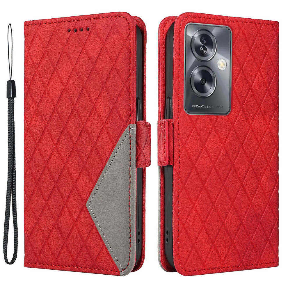 For Oppo A79 5G / A2 5G Case Imprinted Leather Protective Wallet Stand Phone Cover 8238749118508