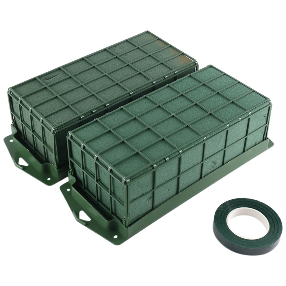 2x Floral Foam Cage for Flower Arrangements Dry and Wet Floral Foam