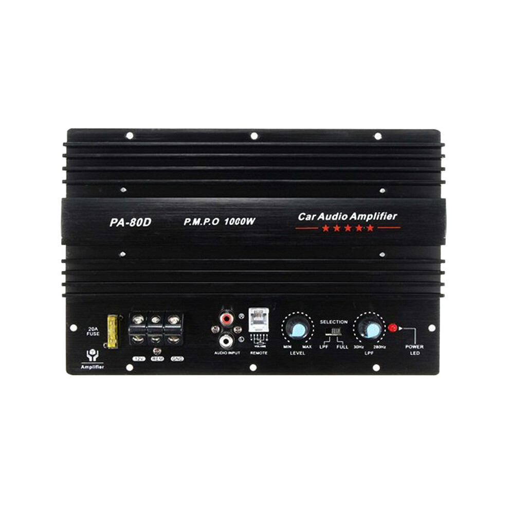 12V 1000W Car Audio Amplifier Amp Board Subwoofer Bass Amp PA-80D-image-OPC-PDNWM69-NEW