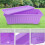 4 Packs 17 Inches Flower Window Box Plastic Vegetable Planters 3