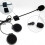 2 Set Motorcycle 5.0 Bluetooth Helmet Intercom Universal Pairing 6