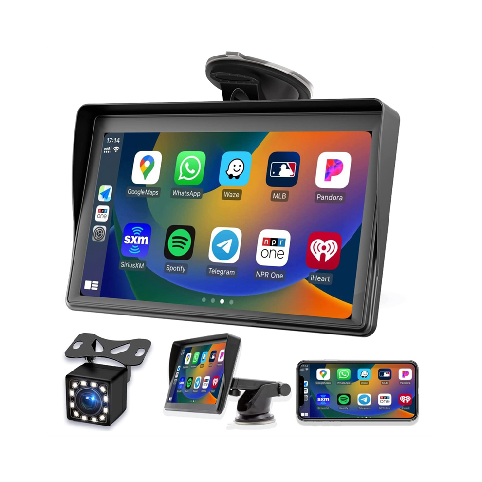 Portable Dash Mount Carplay Display 7In Touch Screen, Gps Navigatin 4851529426750